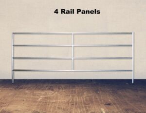 4 Rail 1 5/8 Horse Corral Panel