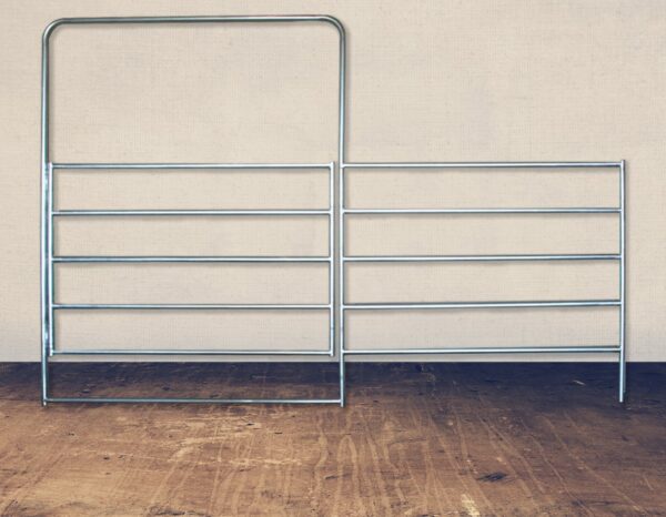 5 Rail 1 7/8 Corral Gate Panel