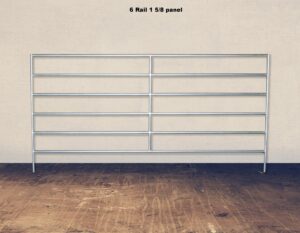 6 Rail 1 5/8 Horse Corral Panel